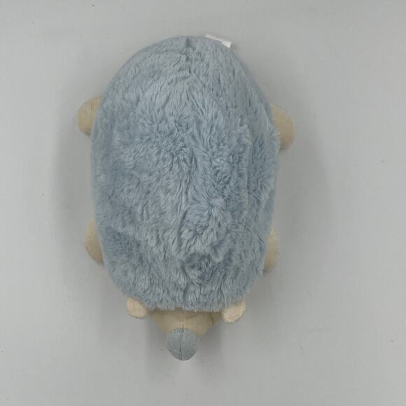 Little Jellycat Happy Blue Hedgehog Plush Rattle 9" Soft Toy - Picture 6 of 8